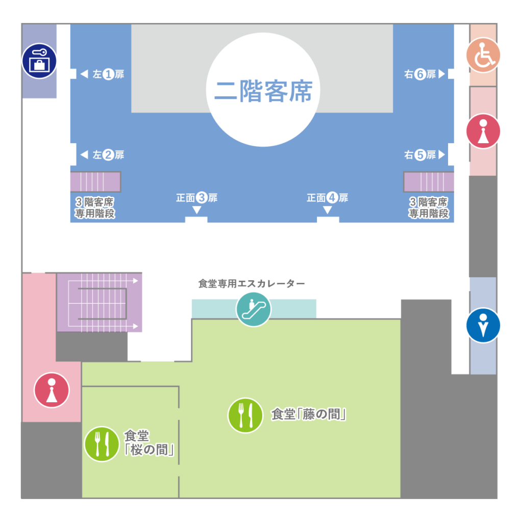 フロアマップ４F